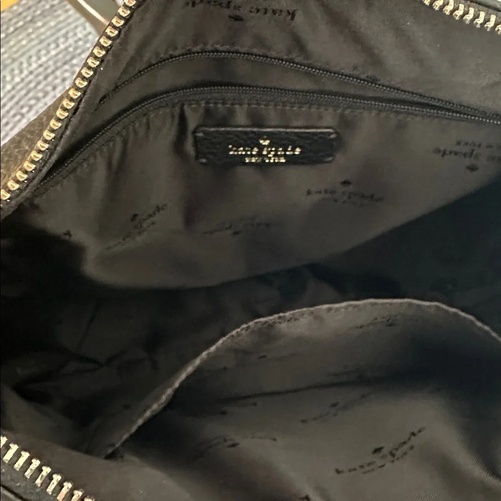 Kate Spade Black Pebbled Leather Shoulder Bag/crossbody bag. NWOT, never used. - Picture 4 of 4